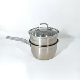 หม้อด้ามนึ่ง แบบมีด้ามจับ ขนาด 18 เซ็นติเมตร